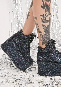 Best Pirce ✔️ Y.R.U. Qozmo Hi Glitter 👟 Sneakers 🎉 10 Y.R.U. Qozmo Hi Glitter Sneakers