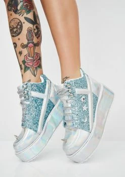 Y.R.U. Qozmo Lo Unicorn Hologram Sneakers