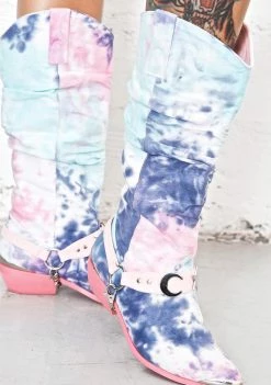Y.R.U. Tie-Dye Deathproof Boots