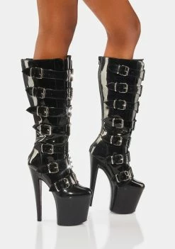 Y.R.U. VIP Hustler Knee High Boots
