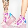 Y.R.U. Pixie Qozmo Mermaid Sequin Platforms