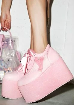 Y.R.U. Qozmo Lo Glitter Platforms