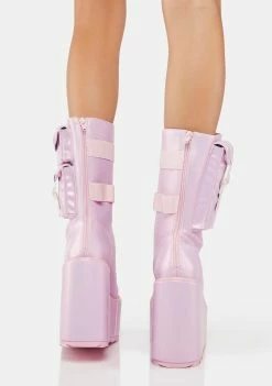 Y.R.U. Pink Pearl Dune Desert Boots