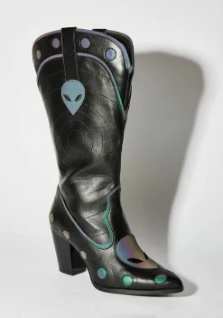 Y.R.U. Boots & Booties Space Cowgirl Reflective Boots