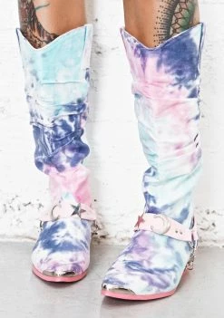 Y.R.U. Tie-Dye Deathproof Boots