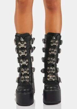 Y.R.U. Dune Skull Platform Boots