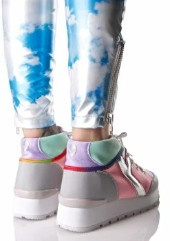 Y.R.U. Tune Pastel Hi-Top Sneakers Platforms