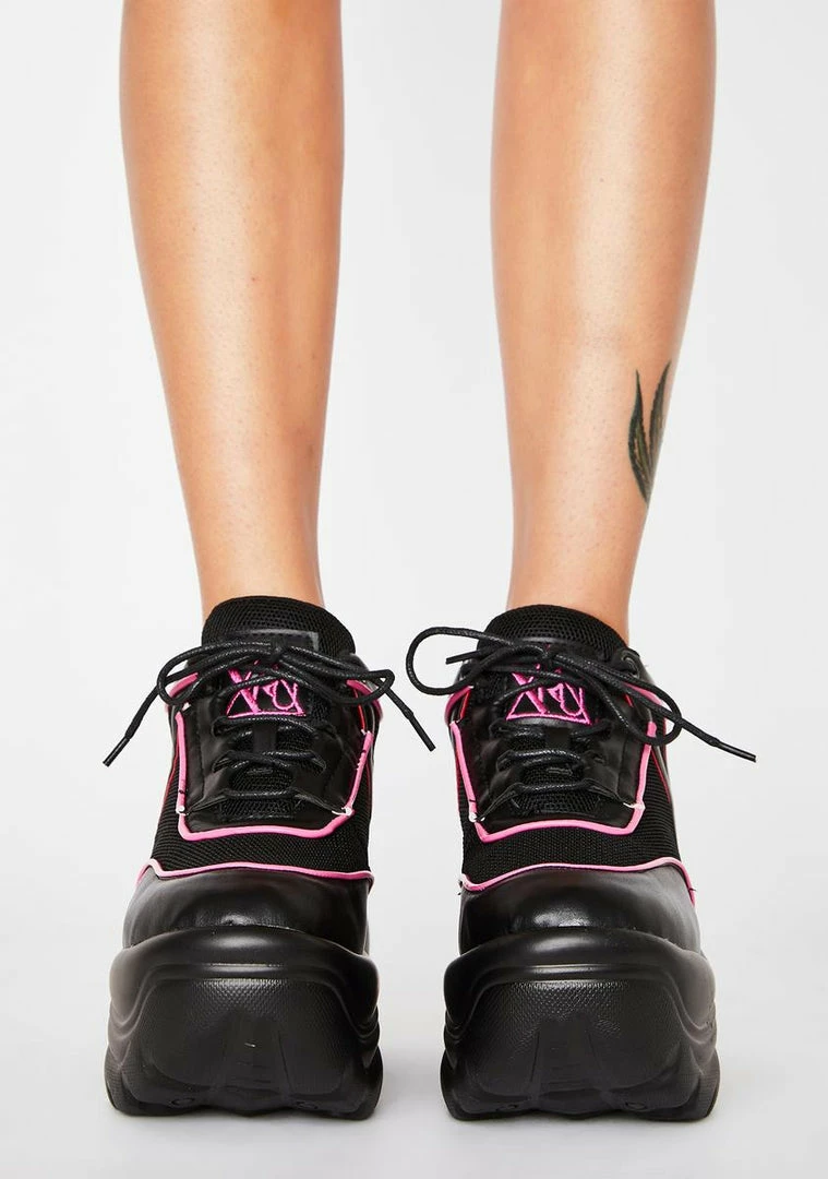 Flash Sale ๐คฉ Y.R.U. Pink Neon Matrixx Platform ๐ Sneakers Platforms โจ 5 Y.R.U. Pink Neon Matrixx Platform Sneakers Platforms