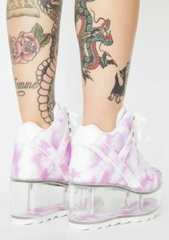 Y.R.U. Pink Qozmo Aiire Qloud Platform Sneakers