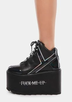 Y.R.U. X Alison Wonderland Qozmo Platform Sneakers Platform Boots