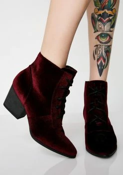 Y.R.U. Velvet Aura Boots