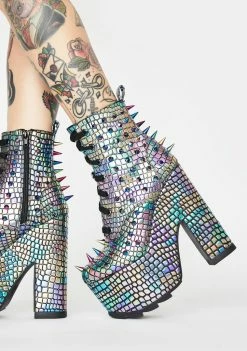 Y.R.U. Platforms Dragon Night Terror Platform Boots