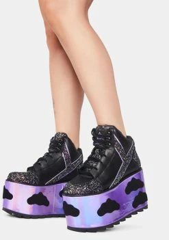 Y.R.U. Black Qozmo Sky Platforms
