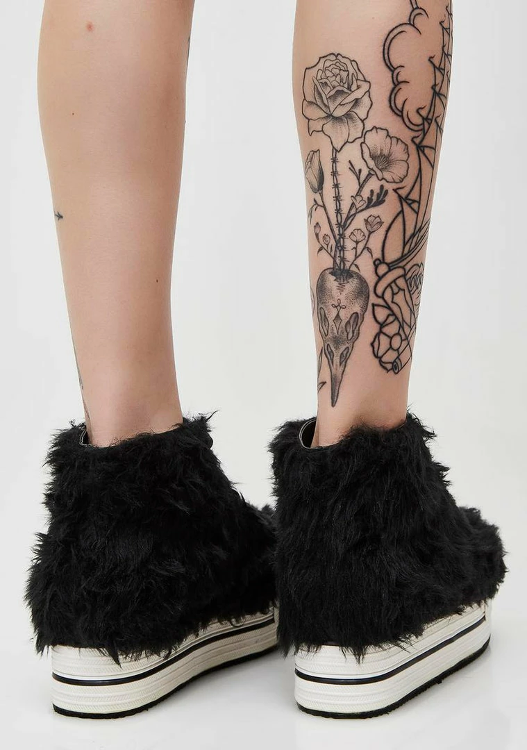 Cheapest ๐ Y.R.U. Platforms Elevation Fur ๐ Shoes ๐คฉ 7 Y.R.U. Platforms Elevation Fur Shoes