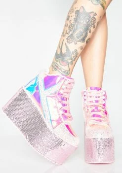 Cheap ๐ Y.R.U. Pixie Qozmo Mermaid Sequin Platforms ๐ 11 Y.R.U. Pixie Qozmo Mermaid Sequin Platforms
