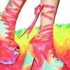 Y.R.U. Rainbow Ballet Bae Platforms
