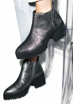Y.R.U. Boots & Booties Metallic Wolf Boots