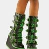 Y.R.U. Dune Weed Buckle Boots Platforms