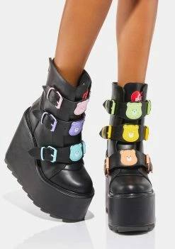 Y.R.U. SHOP 17 Y.R.U. Care Bears Dune Lo Platform Boots