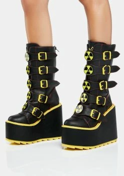 Y.R.U. Platform Boots Dune Biohazard Boots