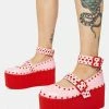 Y.R.U. Pink Kaos Platform Mary Janes Platforms