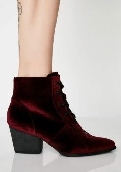 Y.R.U. Velvet Aura Boots