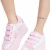 Y.R.U. Candy Lala Velvet Platform Sneakers Platforms