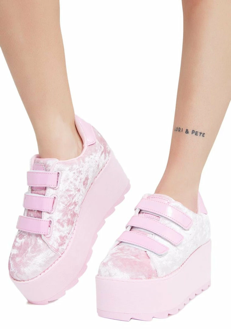 Flash Sale ๐ Y.R.U. ๐ฌ Candy Lala Velvet Platform ๐ Sneakers Platforms ๐ 3 Y.R.U. Candy Lala Velvet Platform Sneakers Platforms