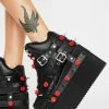 Y.R.U. Roses Qozmo Bondage Platform Sneakers Platforms