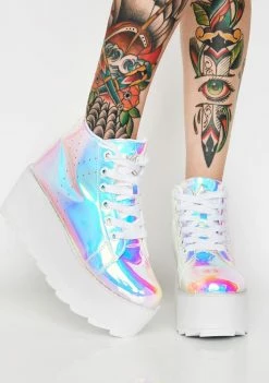 Y.R.U. Lala Hi Atlantis Platform Sneakers