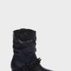 Y.R.U. Black Death Proof Lo Spike Cowboy Boots
