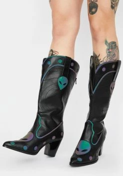 Y.R.U. Boots & Booties Space Cowgirl Reflective Boots