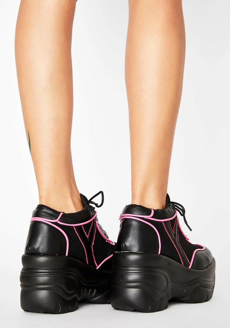 Flash Sale ๐คฉ Y.R.U. Pink Neon Matrixx Platform ๐ Sneakers Platforms โจ 6 Y.R.U. Pink Neon Matrixx Platform Sneakers Platforms