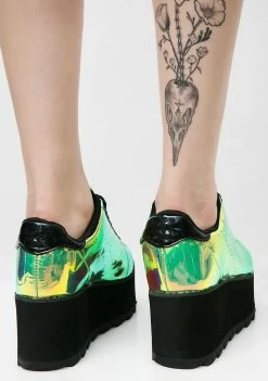 Y.R.U. Platforms Spacebound Lala Platform Sneakers