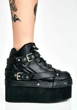 Y.R.U. Platforms Qozmo Bondage Platform Sneakers