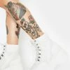 Y.R.U. Platforms White Matrixx Hi 2 Platform Sneakers