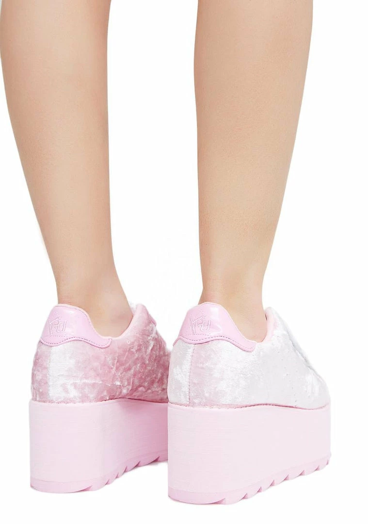 Flash Sale ๐ Y.R.U. ๐ฌ Candy Lala Velvet Platform ๐ Sneakers Platforms ๐ 7 Y.R.U. Candy Lala Velvet Platform Sneakers Platforms