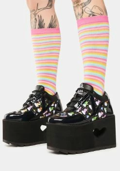 Y.R.U. Qozmo Lo Care Bears Platform Sneakers