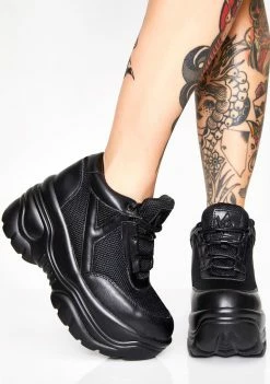 Y.R.U. Midnight Matrixx Platform Sneakers