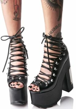 Y.R.U. Heavy Metal Ballet Bae Platforms