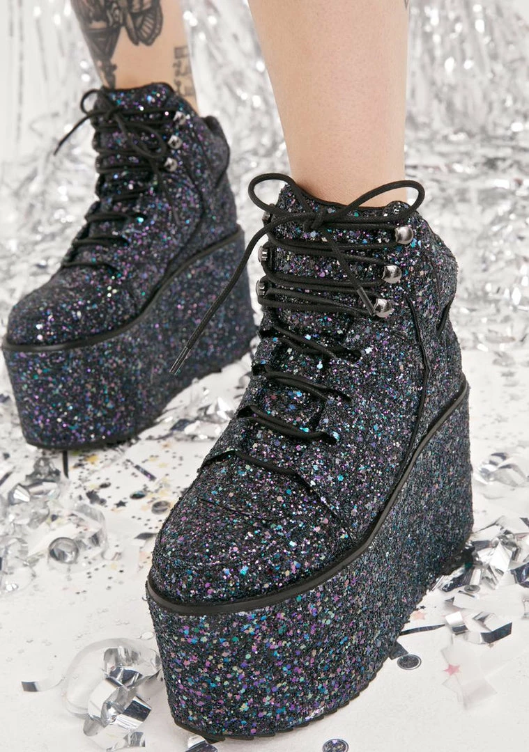 Best Pirce ✔️ Y.R.U. Qozmo Hi Glitter 👟 Sneakers 🎉 3 Y.R.U. Qozmo Hi Glitter Sneakers