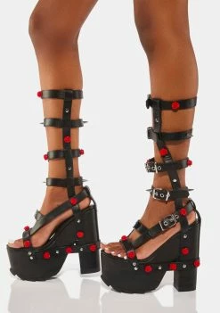 Y.R.U. Nightcall Hi Rose Platform Heels