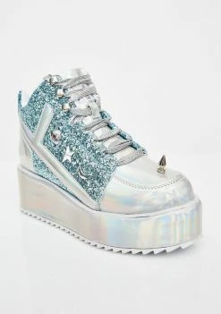 Y.R.U. Qozmo Lo Unicorn Hologram Sneakers