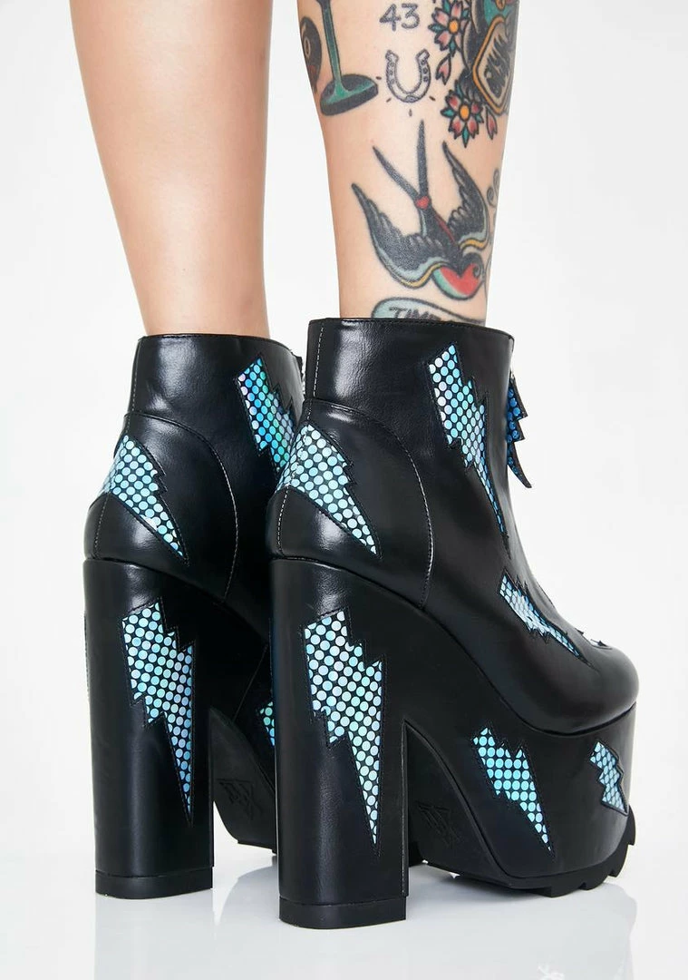 Hot Sale 𧨠Y.R.U. Platforms Nightmare Bolt Platform π₯Ύ Boots π 6 Y.R.U. Platforms Nightmare Bolt Platform Boots