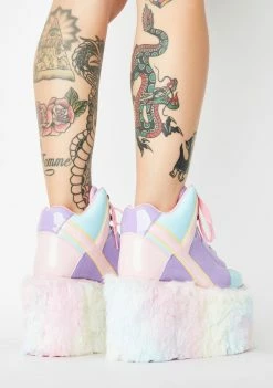 Y.R.U. Qozmo Kandi Pastel Platform Sneakers