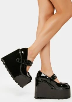 Y.R.U. Dune Platform Mary Janes