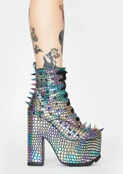Y.R.U. Platforms Dragon Night Terror Platform Boots