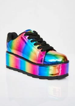 Y.R.U. Lala Rainbow Platform Sneakers Platforms
