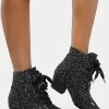 Y.R.U. Lace-Up Boots Aura Glitter Boots