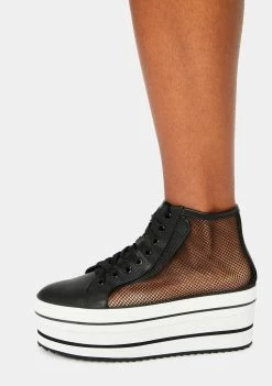 Y.R.U. Platforms Elevation Mesh Platform Sneakers